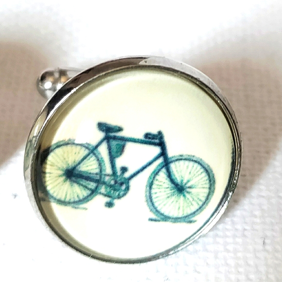 NEW Cufflinks: Bike Life! Stainless Steel. Gift Box Included! - Picture 3 of 6